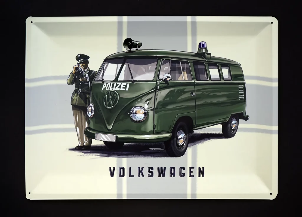 Volkswagen_Blechschilder_Polizei