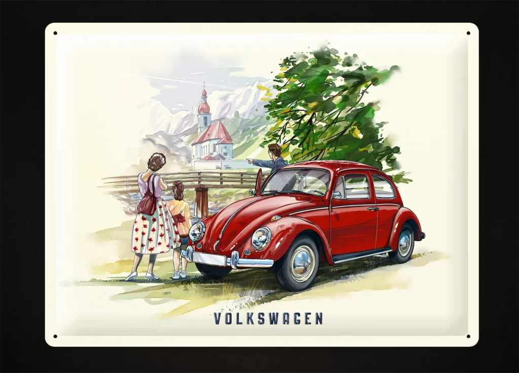Volkswagen_Blechschilder_Ramsau
